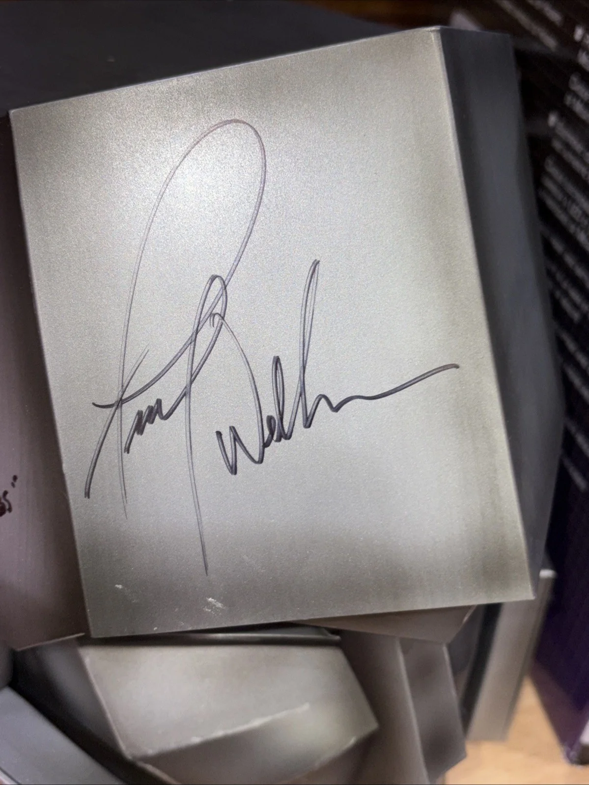 Frank Welker — Frank Welker Signed Autographed Megatron Full Size Transformers Helmet w/box JSA, image 3