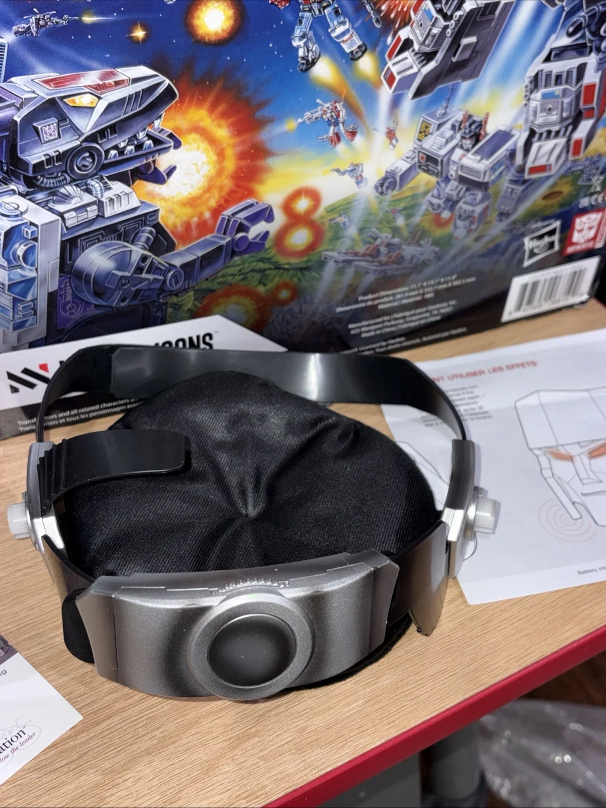 Frank Welker — Frank Welker Signed Autographed Megatron Full Size Transformers Helmet w/box JSA, image 5