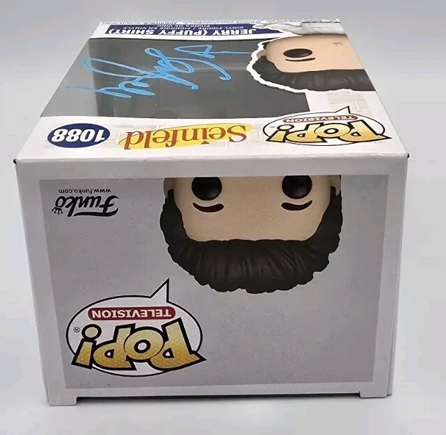 Jerry Seinfeld — JERRY SEINFELD PUFFY SHIRT SIGNED FUNKO POP JSA COMEDIAN SEINFELD TV SHOW, изображение 3