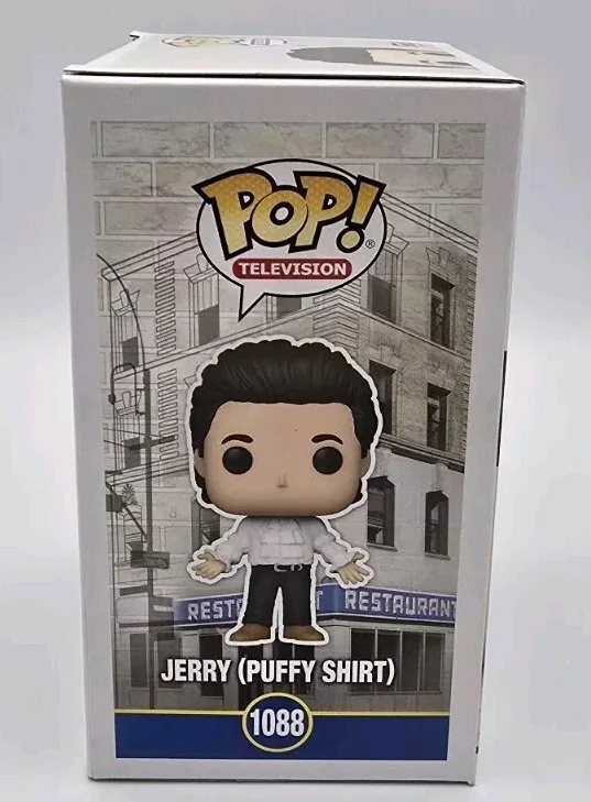 Jerry Seinfeld — JERRY SEINFELD PUFFY SHIRT SIGNED FUNKO POP JSA COMEDIAN SEINFELD TV SHOW, изображение 5