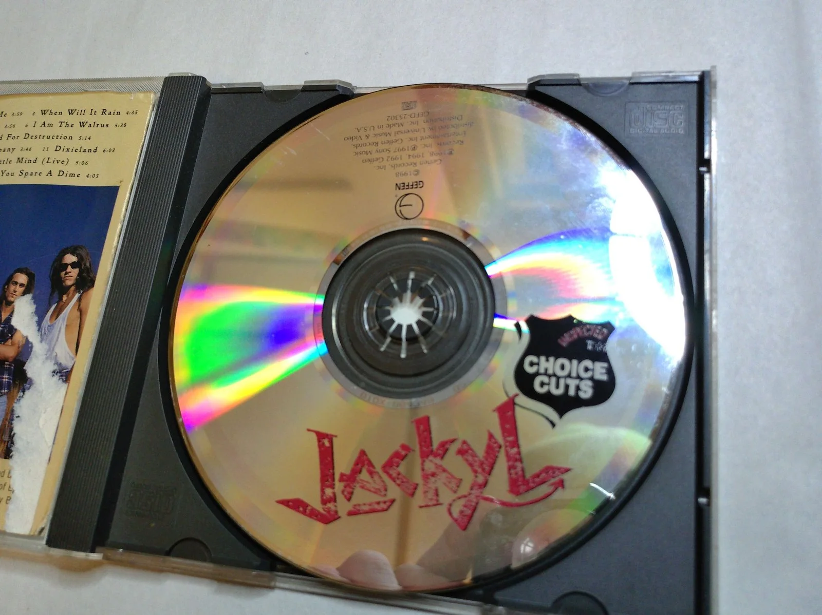 Jackyl — Jackyl Choice Cuts CD Signed Autographs Geffen 1998 Band Members Collectible, image 5