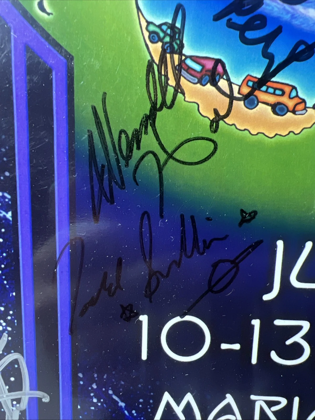 Gathering Of The Vibes 2003 Poster. MANY SIGNATURES!! AUTOGRAPHED -Trucks, etc., изображение 3