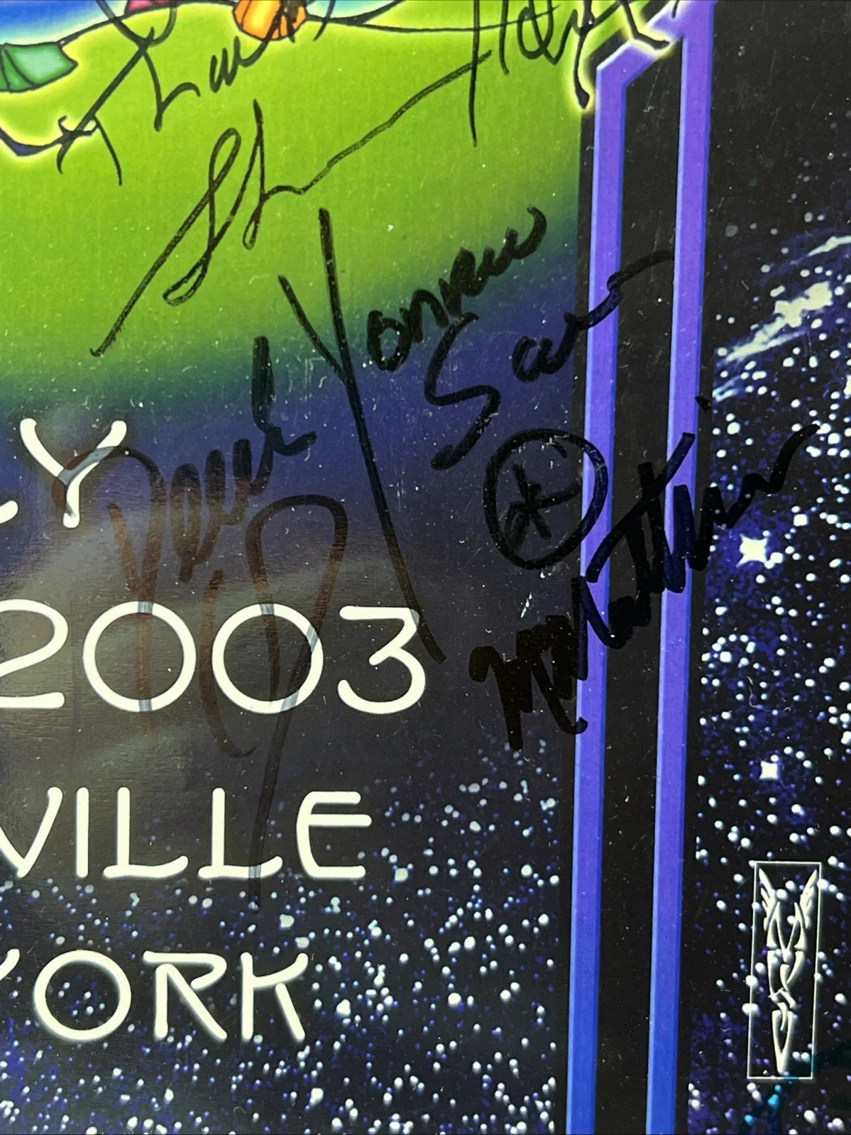 Gathering Of The Vibes 2003 Poster. MANY SIGNATURES!! AUTOGRAPHED -Trucks, etc., изображение 4