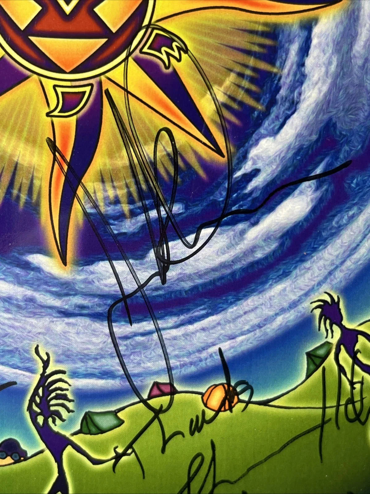 Gathering Of The Vibes 2003 Poster. MANY SIGNATURES!! AUTOGRAPHED -Trucks, etc., изображение 5