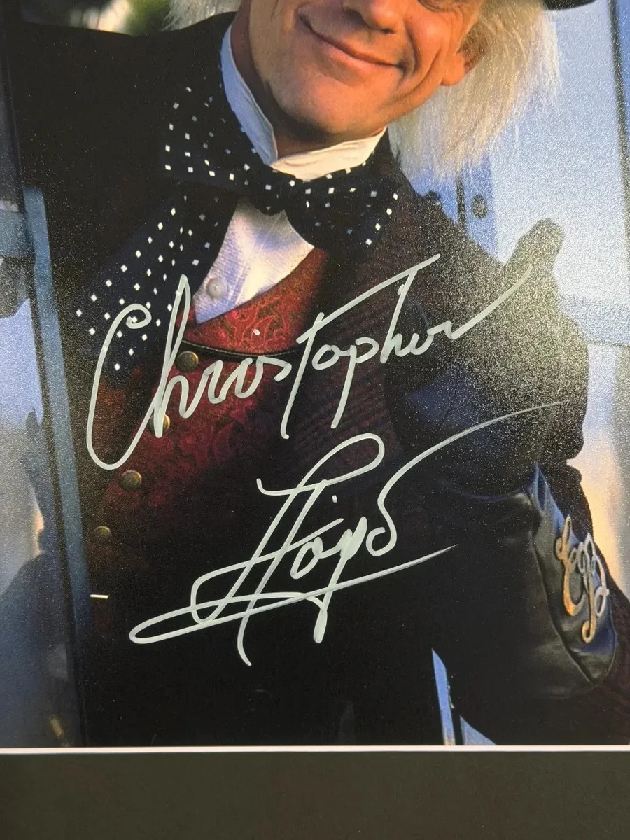 Christopher Lloyd — Christopher Lloyd Signed Back To The Future III, image 2