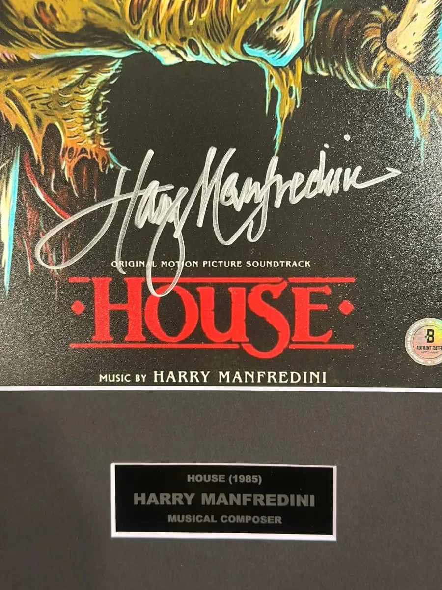 Harry Manfredini — Harry Manfredini Signed "House" 8x10 Photo, image 2