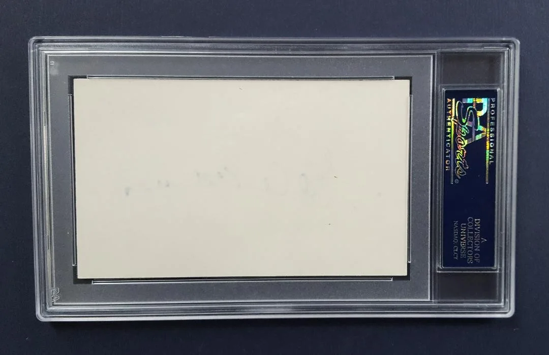 Dale Evans — Dale Evans Autographed 3x5-PSA/DNA Slab 1950s Western Singer Actress D-2001, изображение 2