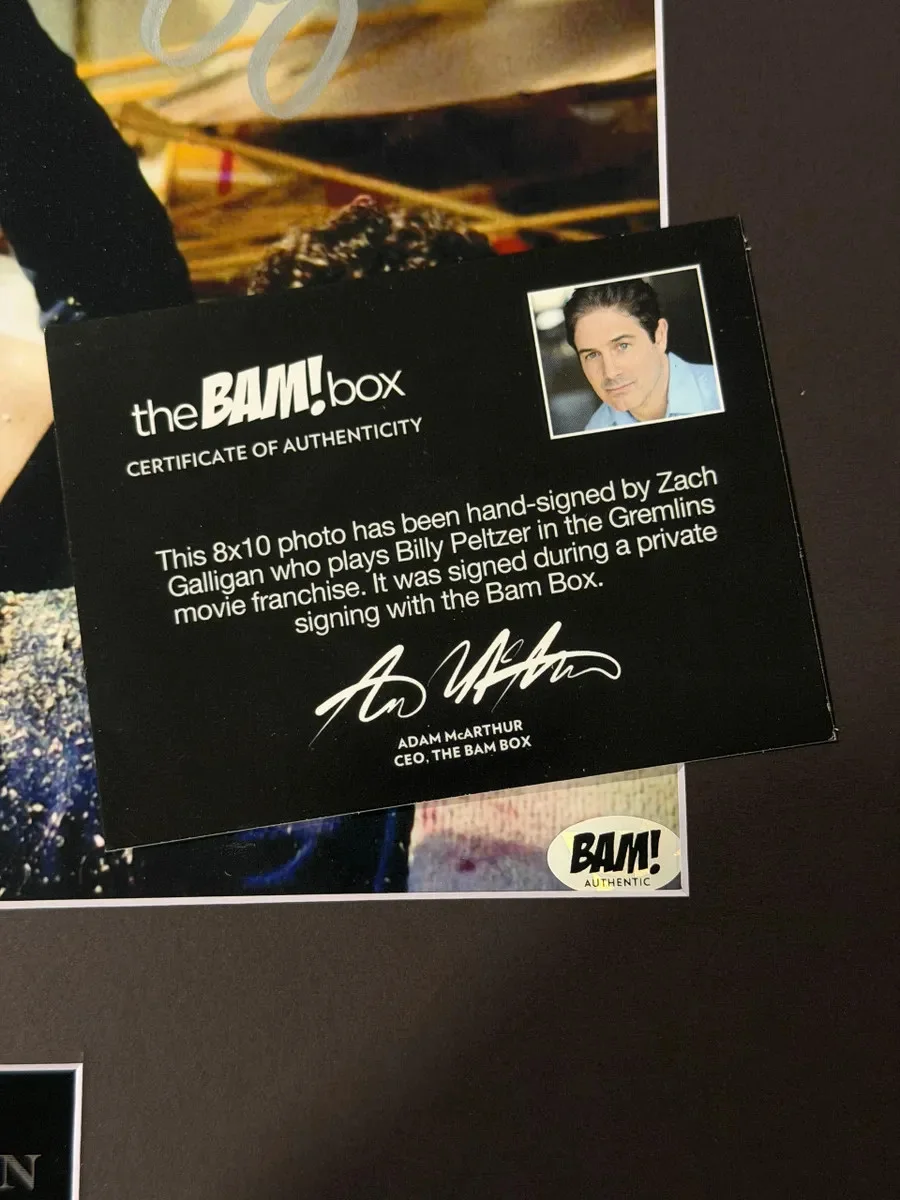 Zach Galligan — Zach Galligan Signed Gremlins 8x10 Photo, image 4