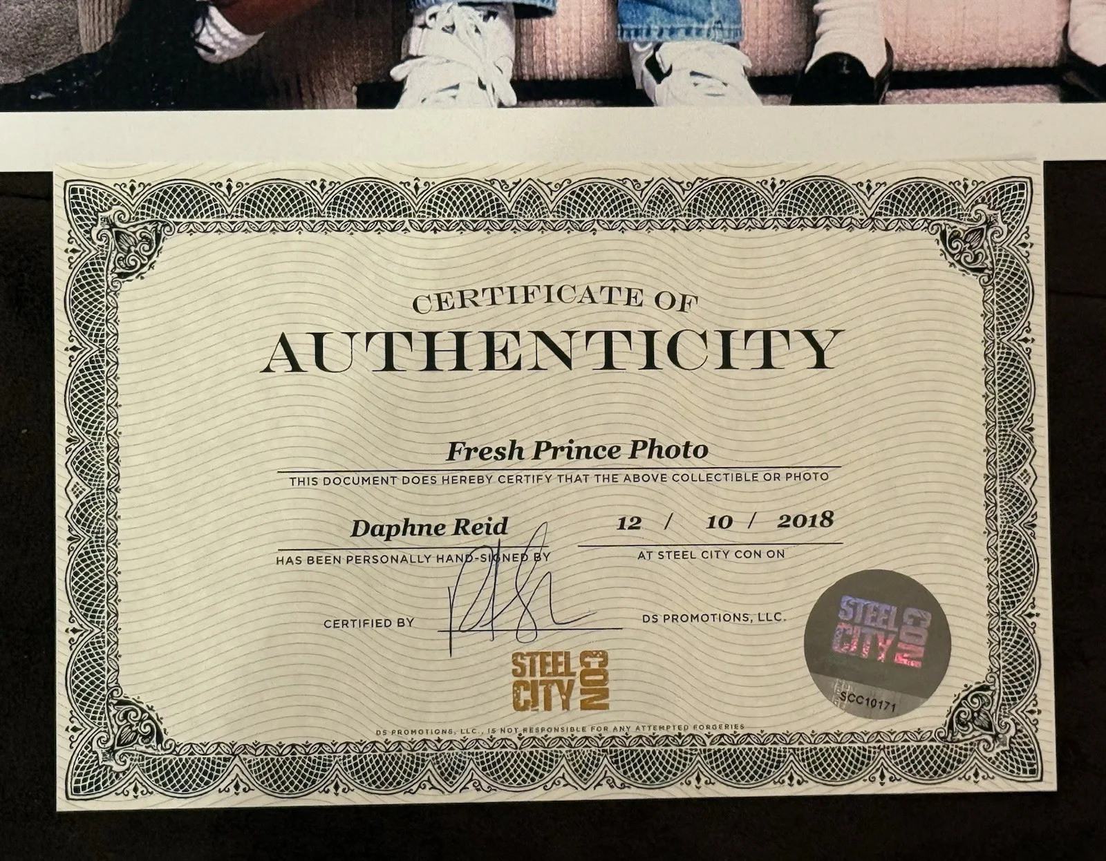 Daphne Reid Aunt Viv SIGNED 11x17 PHOTO AUTOGRAPH Fresh Prince Steel City COA, изображение 3