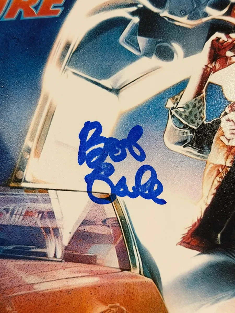 Bob Gale — Bob Gale Signed Back To The Future (Black), image 2