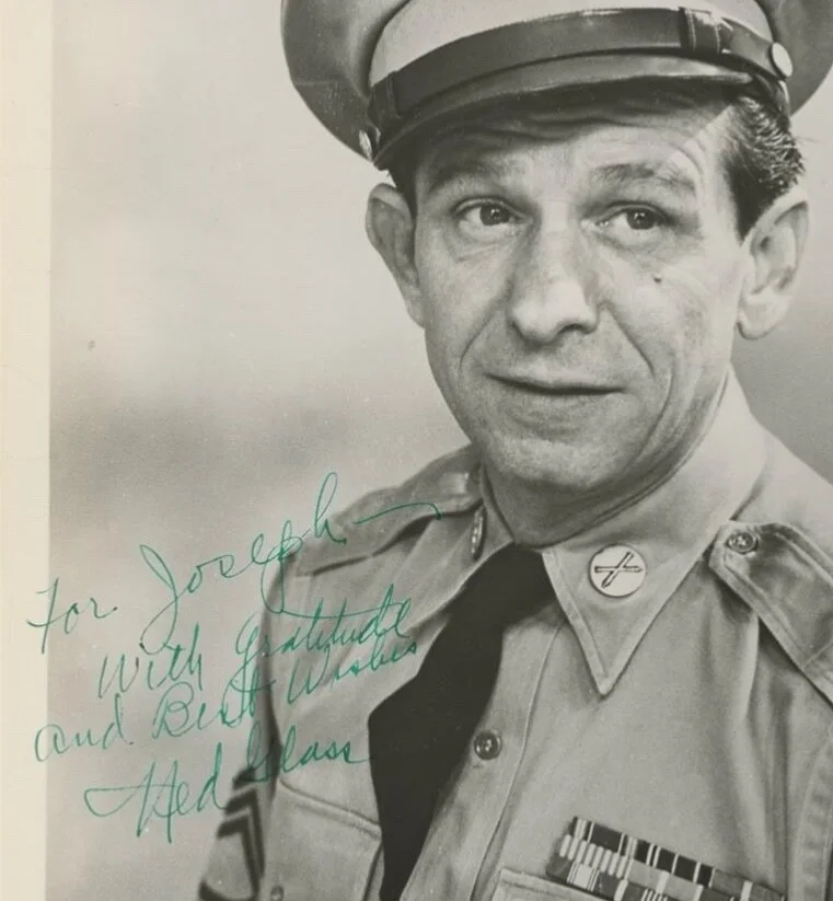 NED GLASS—SIGNED PHOTO—3 Stooges-Hitchcock-Keaton-Presley-Cary Grant NxNW Foe, изображение 2