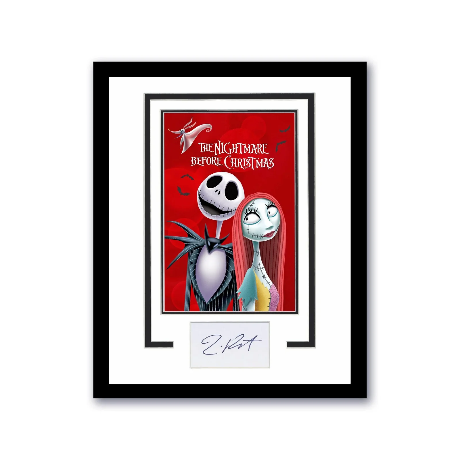 Tim Burton — Nightmare Before Christmas Tim Burton Signed 11x14 Framed Photo Poster ACOA