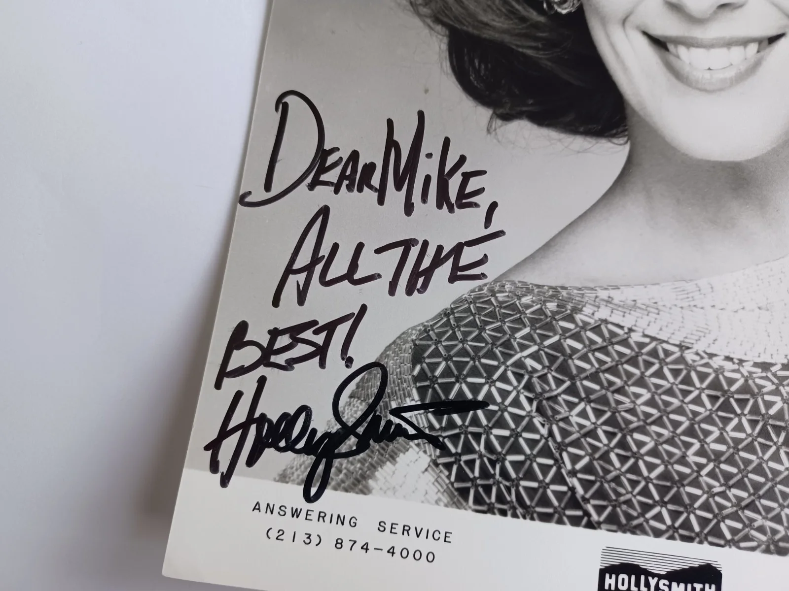 Holly Smith Signed 8x10 Photo - Days of Our Lives, ER, Beverly Hills 90210, изображение 2