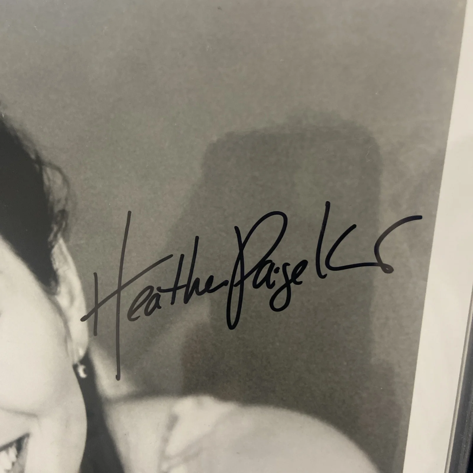 Heather Paige Kent Autograph b&w Photo 8x10 Movie Actor Film Signed That’s Life, изображение 2