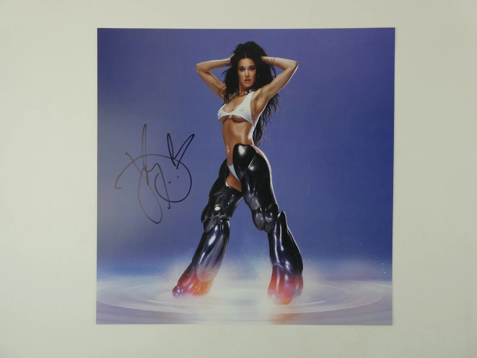 Katy Perry Signed 143 Lithograph 12x12" w/ Vinyl LP Album Autographed JSA COA, изображение 3