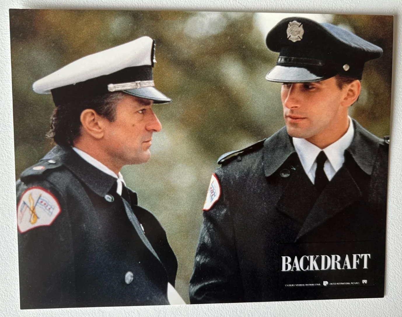 Backdraft 1991 French Lobby Cards x11 + Envelope – De Niro Russell Baldwin, изображение 4