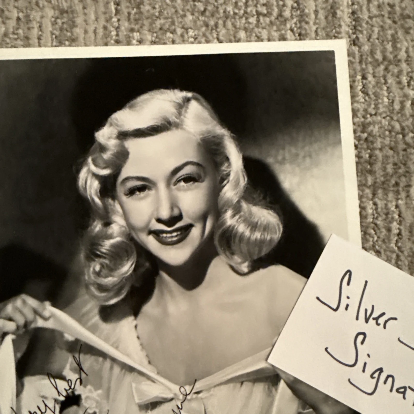 Gloria Grahame 8x10 Hand Signed Autograph COA Violet It’s A Wonderful Life, image 5