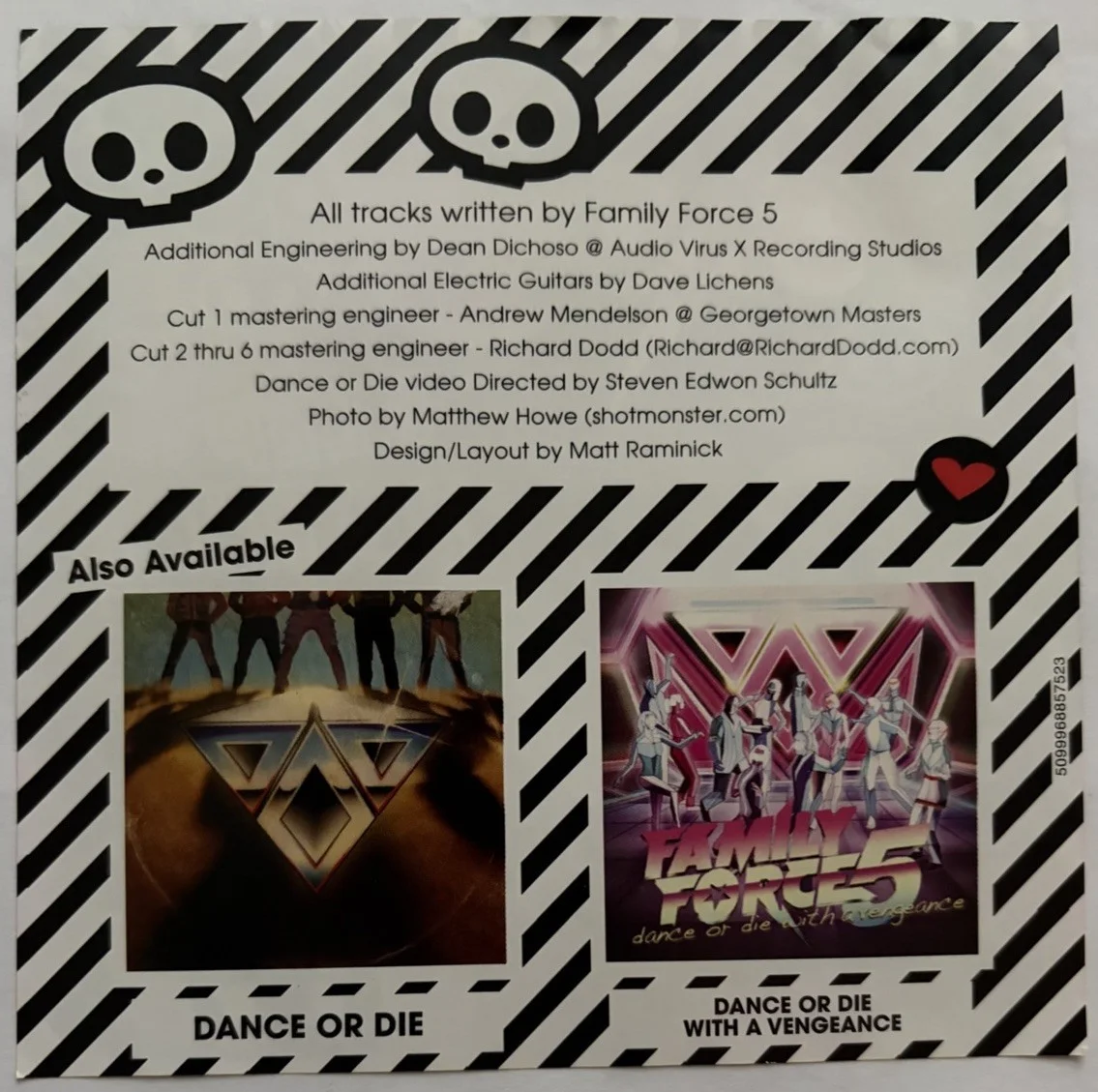 Family Force 5 Keep The Party Alive Signed Autographed CD 2009 Target Exclusive, image 2