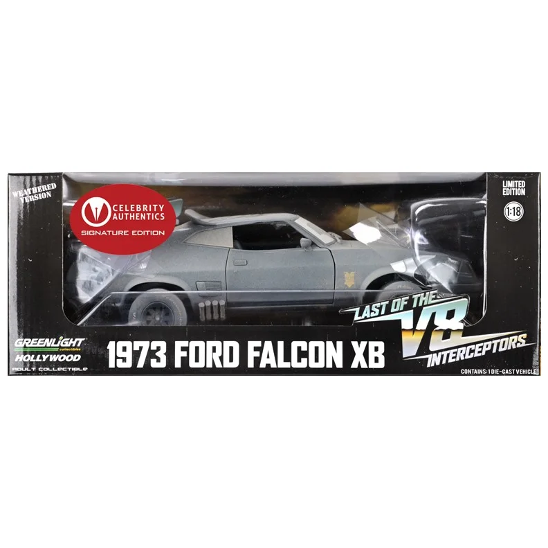 Tom Hardy, Mel Gibson — Tom Hardy Mel Gibson Autographed Mad Max V8 Interceptor 1973 Ford Falcon 1:18, изображение 5