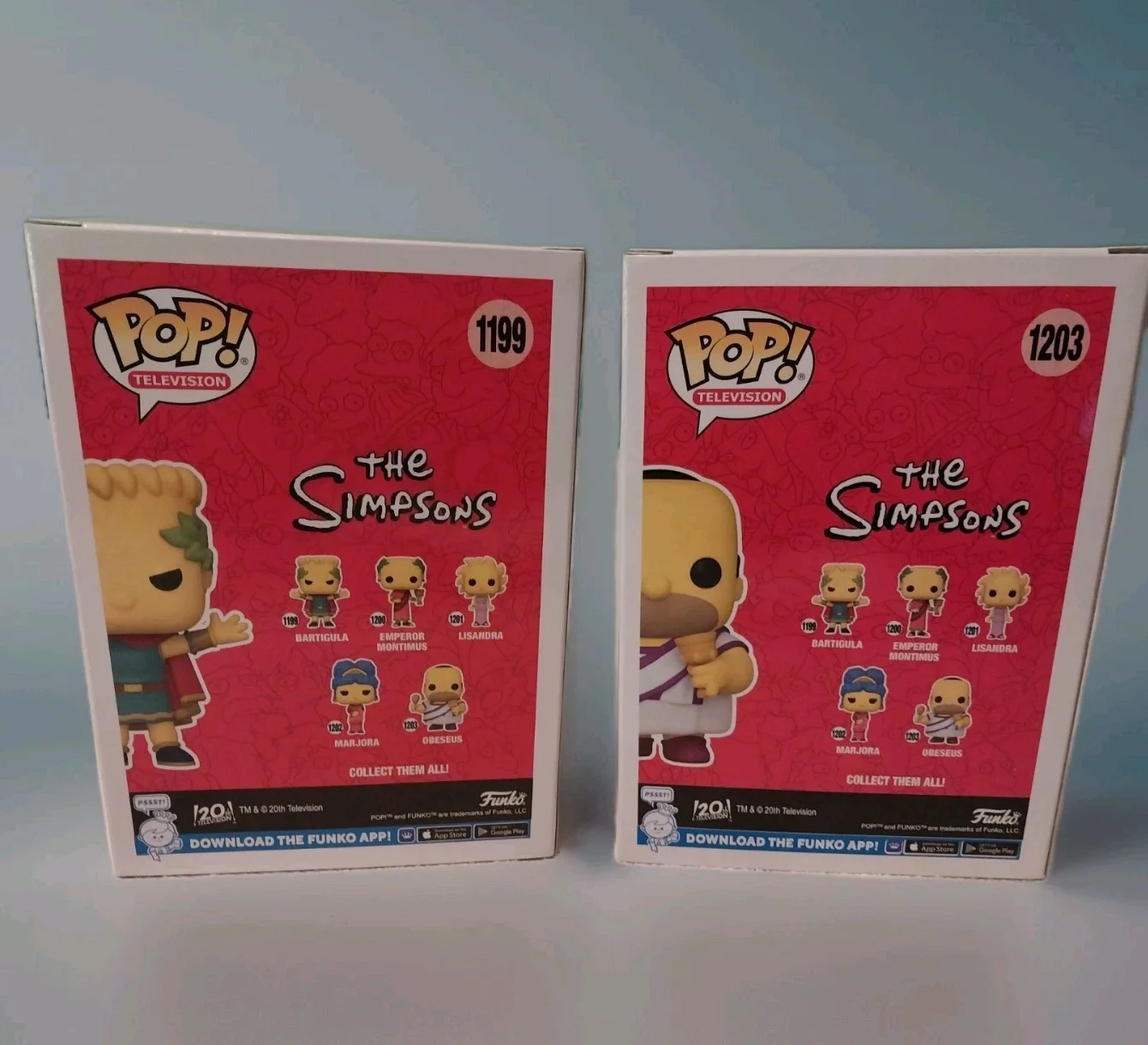 See Box — Funko POP TV Simpsons Bartigula & Obeseus In Original Shippers, image 4