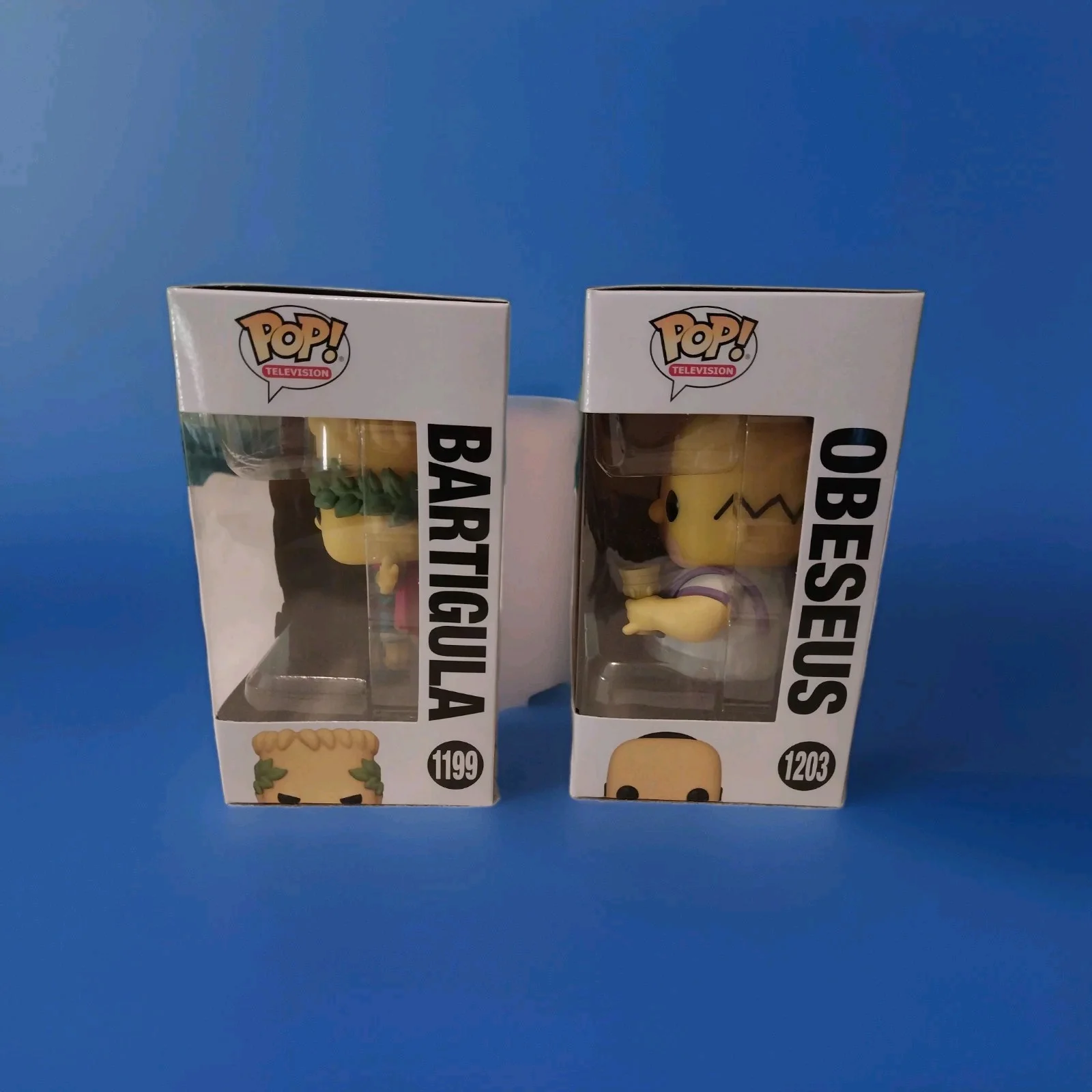 See Box — Funko POP TV Simpsons Bartigula & Obeseus In Original Shippers, image 5