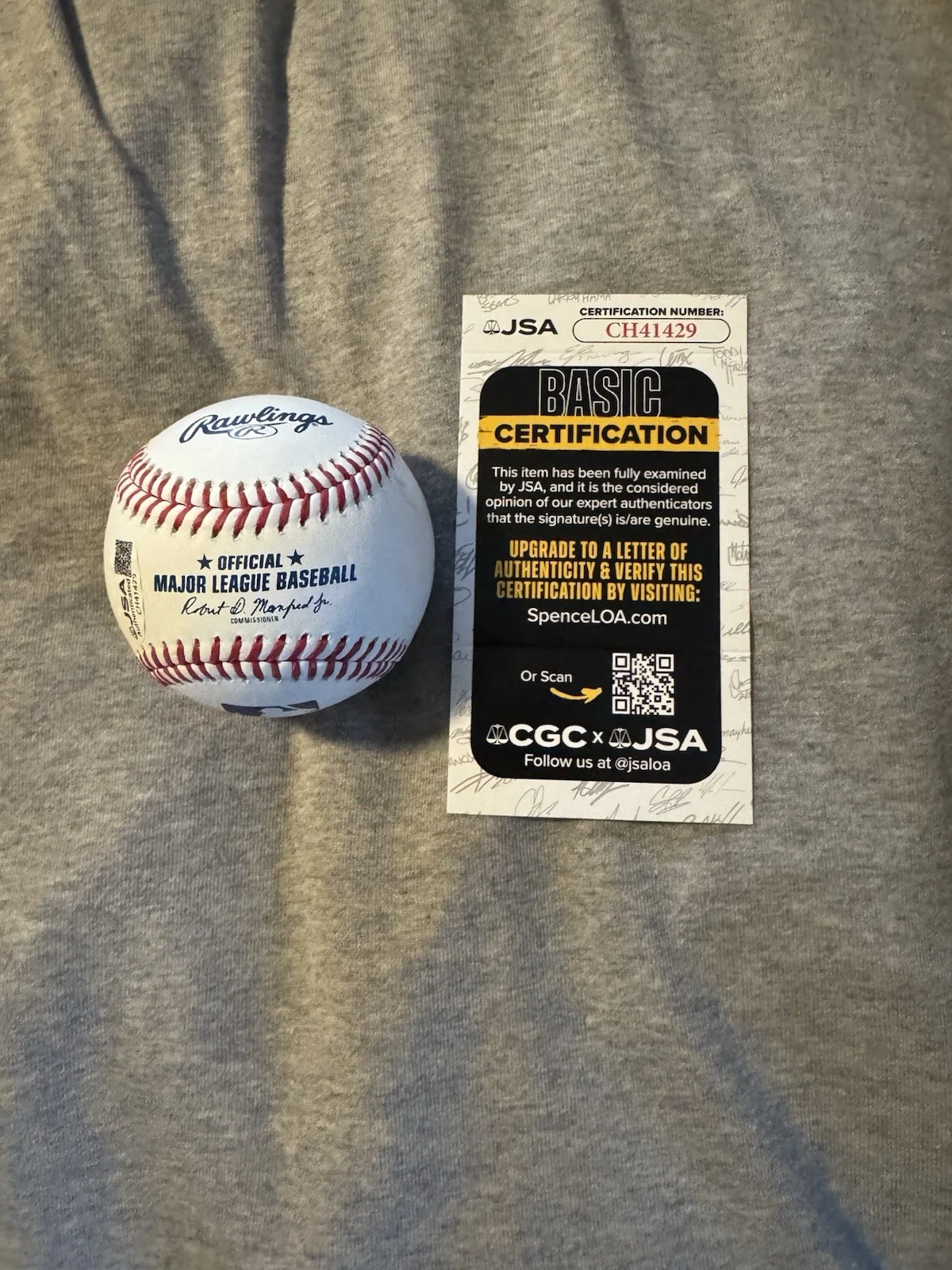 Diplo SIGNED AUTOGRAPHED MLB Baseball DJ Rapper Producer JSA COA, image 3