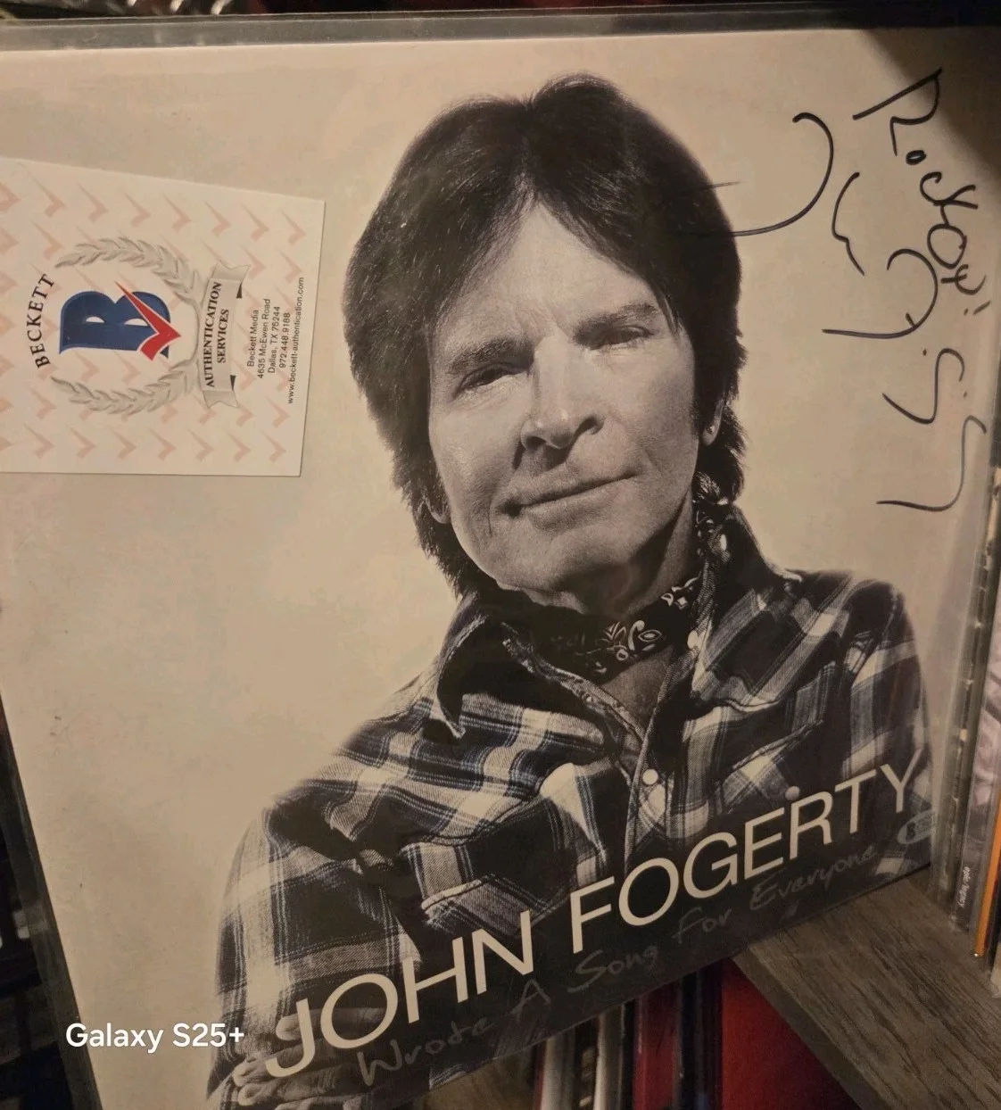 John Fogerty — John Fogerty Creedence Clearwater Revival Signed Album Record BAS Beckett Wasfe, изображение 2