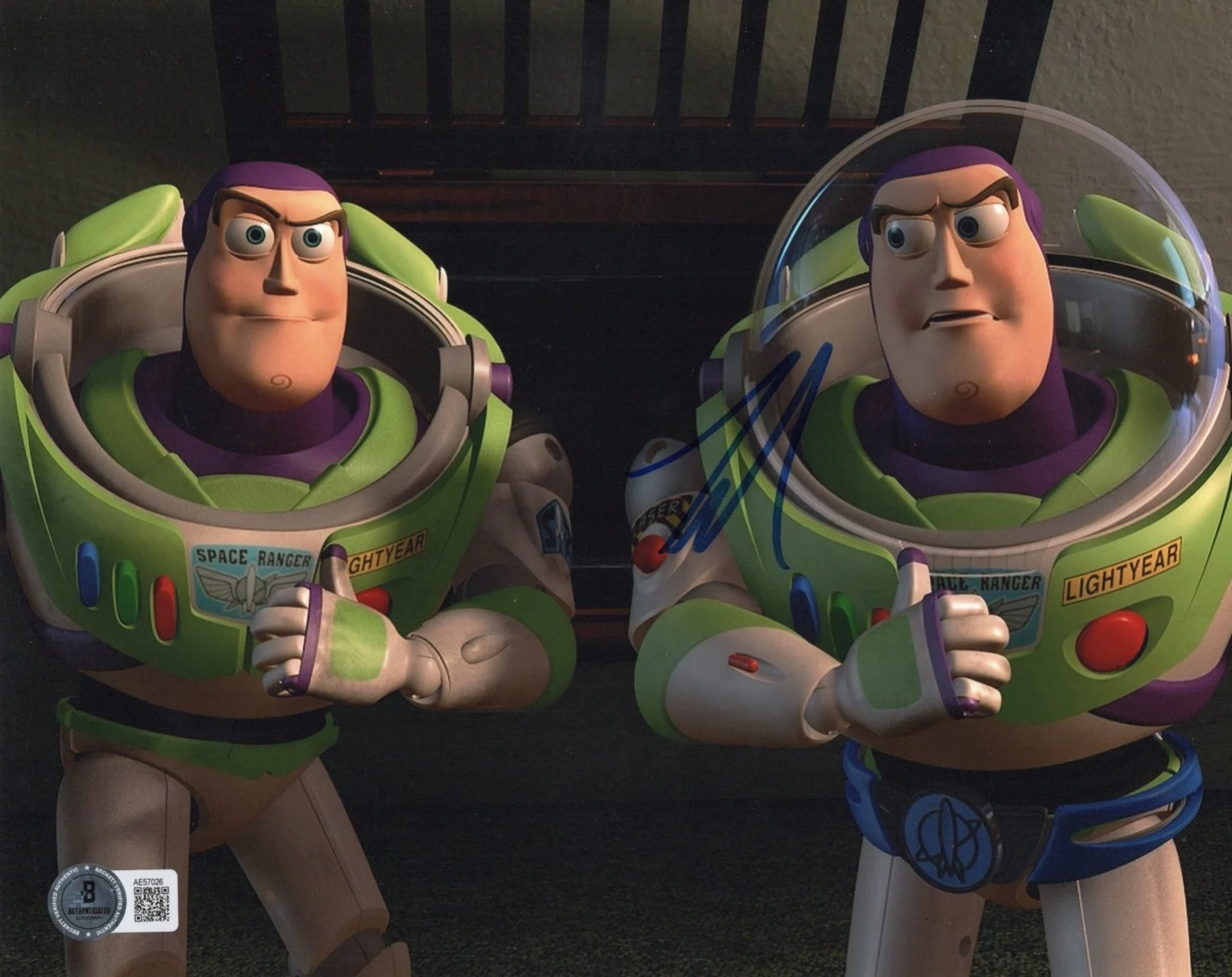 Tim Allen — Tim Allen BUZZ LIGHTYEAR Autographed Signed TOY STORY 8x10 Photo Beckett BAS
