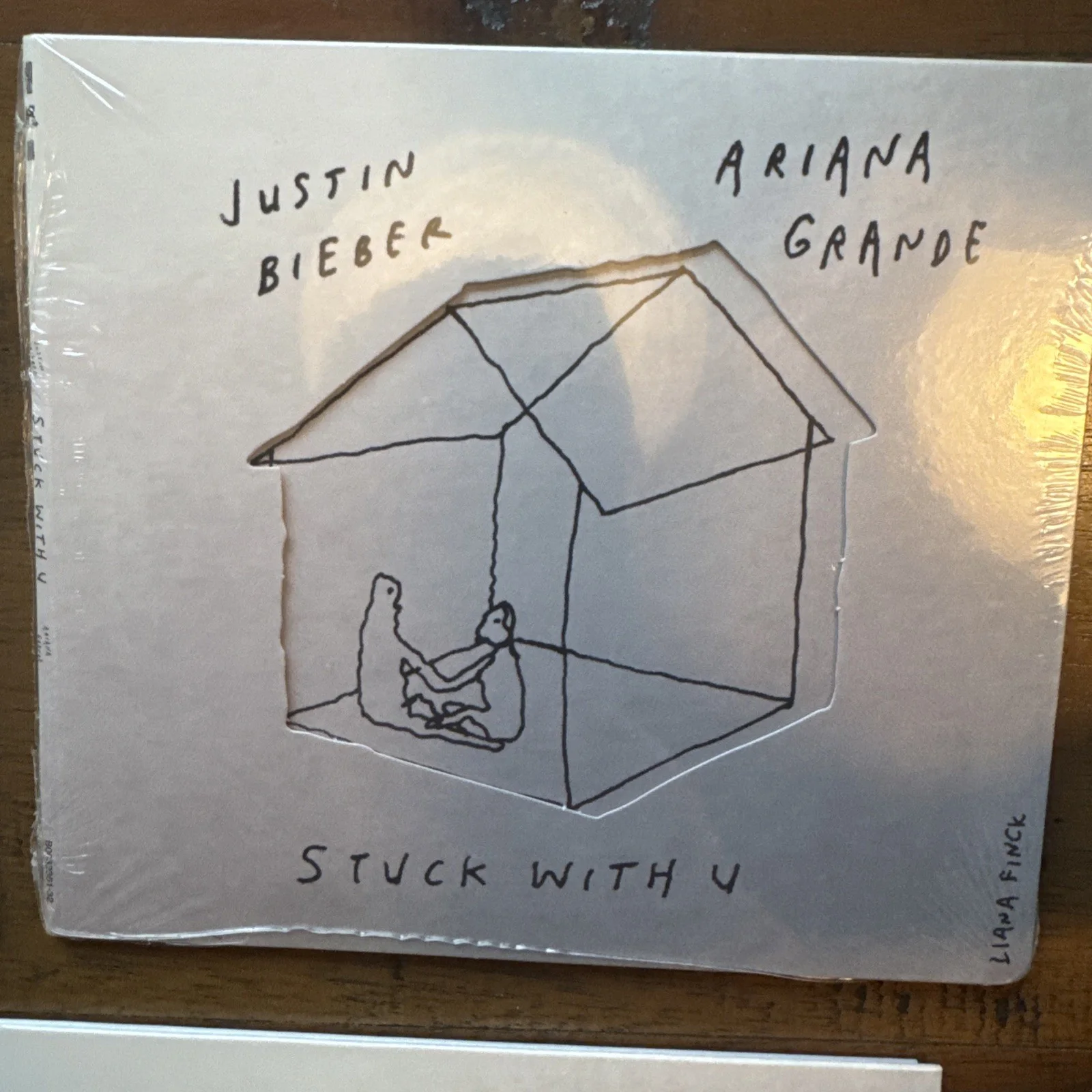 Stuck with U CD Autographed Both by Ariana Grande Justin Bieber POP HISTORY RARE, изображение 5