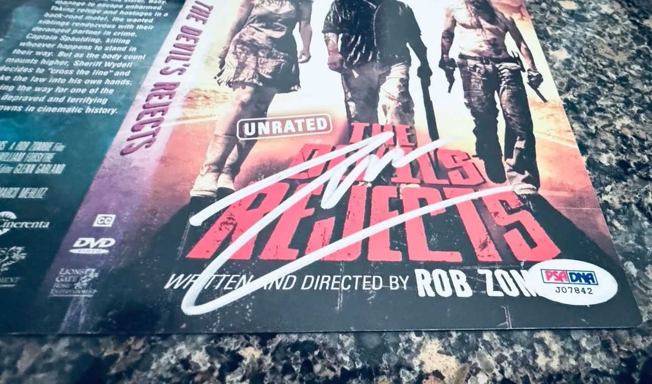 Rob Zombie — Rob Zombie Autographed Signed Devil’s Rejects DVD Cover Only PSA/DNA Authentic, image 2