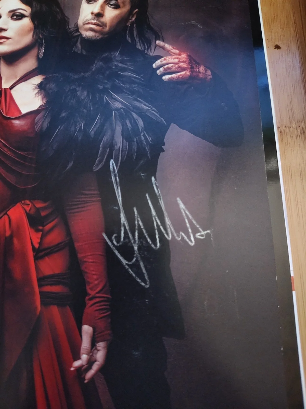 Signed Lacuna Coil Poster & Metal Hammer Special Ed LC Cover #397 UK Import, image 3