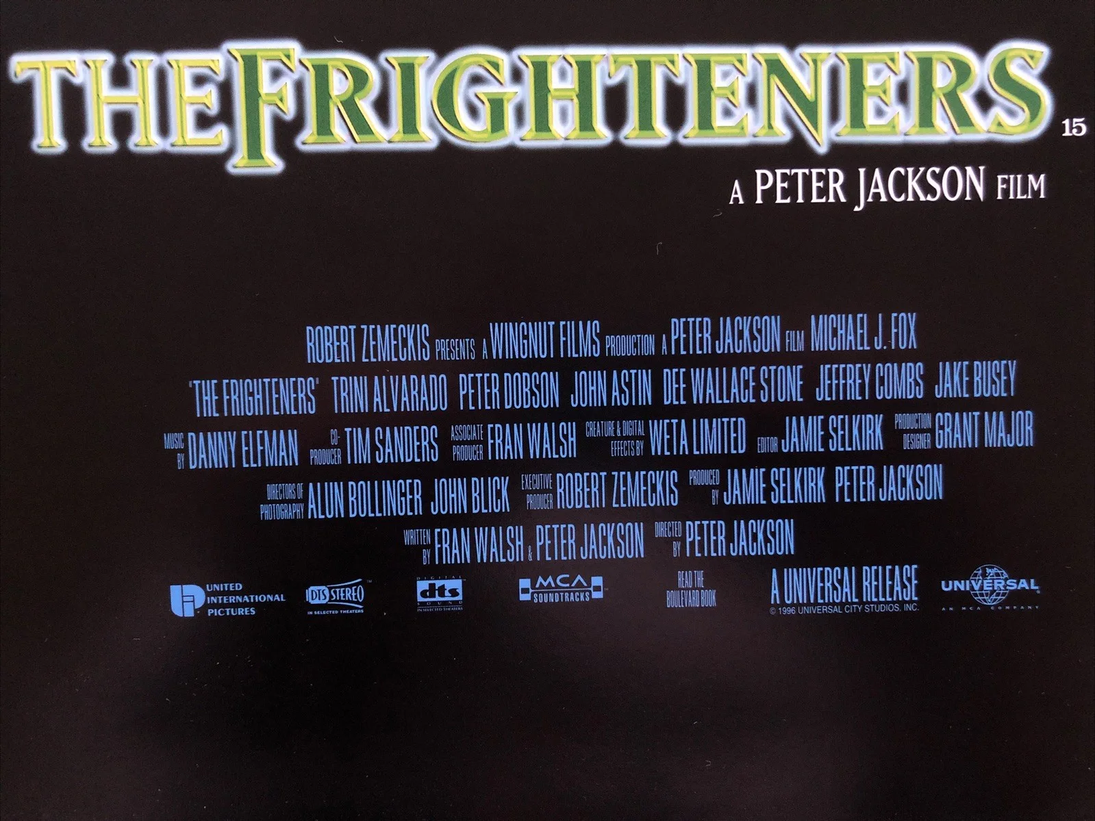 Cinema Film Mini Poster A3: The Frighteners- A Peter Jackson Film, Michael J Fox, изображение 2