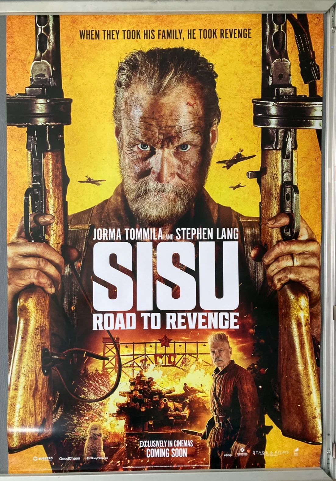 Cinema Poster: SISU ROAD TO REVENGE 2025 (One Sheet) Jorma Tommila Stephen Lang, изображение 2