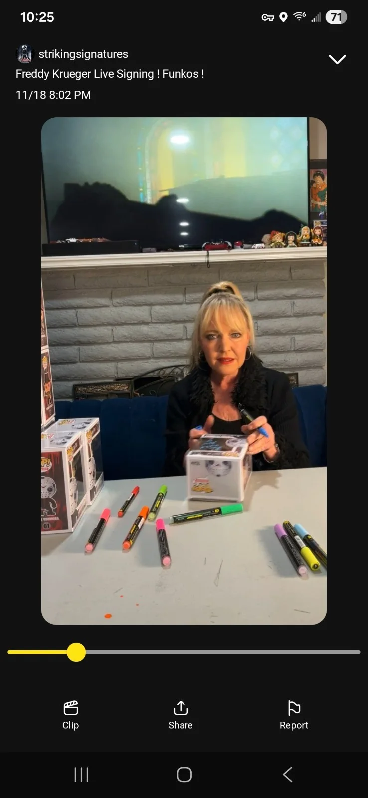 Lisa Wilcox — Freddy Krueger 02 Funko Pop Signed By Lisa Wilcox SWAU COA Nightmare On Elm St, изображение 3