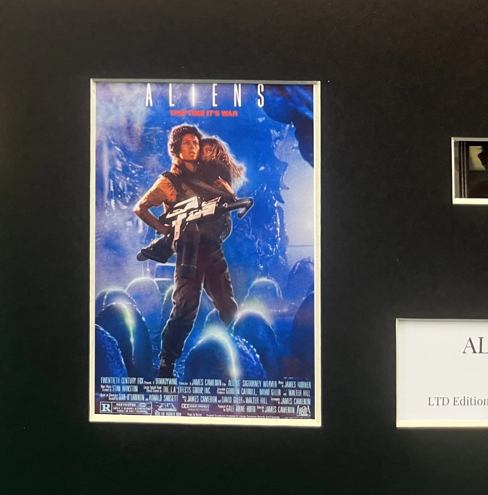 ALIENS. 35mm Film Cell Mounted Display, image 2