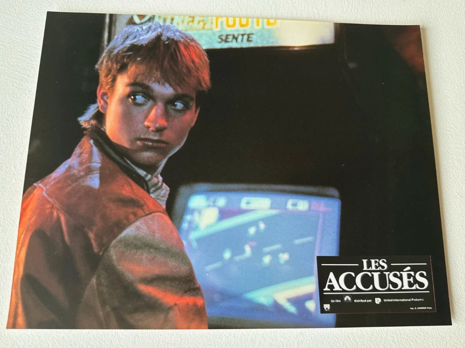 The Accused (1988) – Jodie Foster – French Lobby Cards x8 + Original Envelope, изображение 4