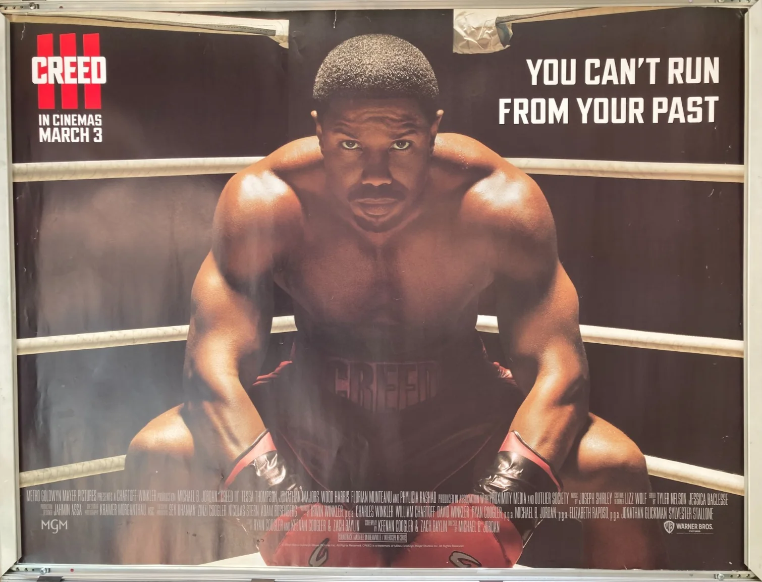 Cinema Poster: CREED III 2023 (Advance Quad) Michael B. Jordan Jonathan Majors, image 2