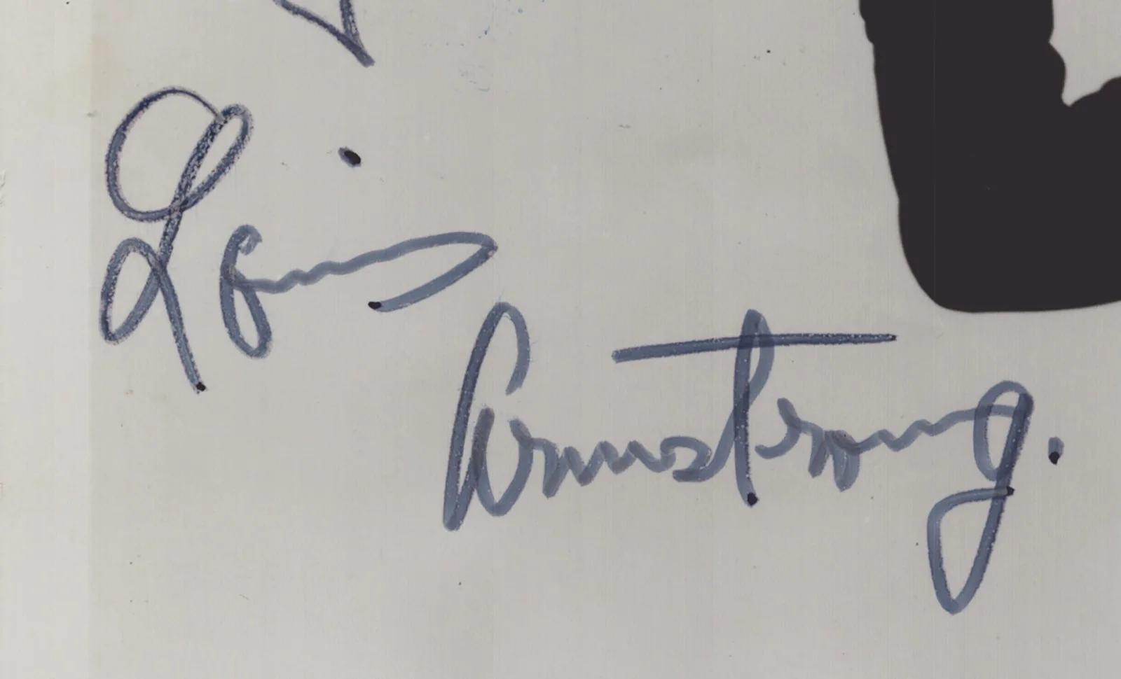 Louis Armstrong — LOUIS "SATCHMO" ARMSTRONG - AUTOGRAPHED INSCRIBED PHOTOGRAPH, image 2
