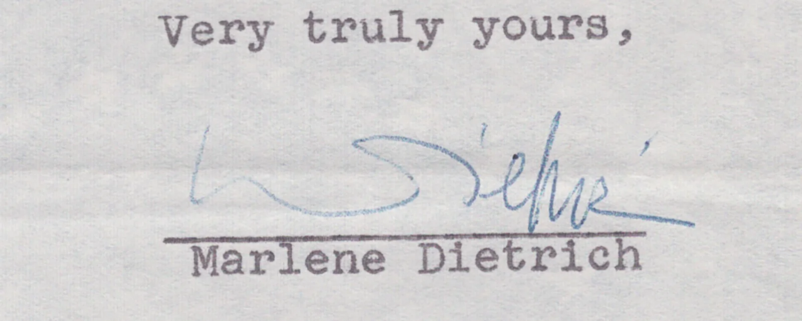 Marlene Dietrich — MARLENE DIETRICH - CONTRACT SIGNED 07/29/1953, image 2