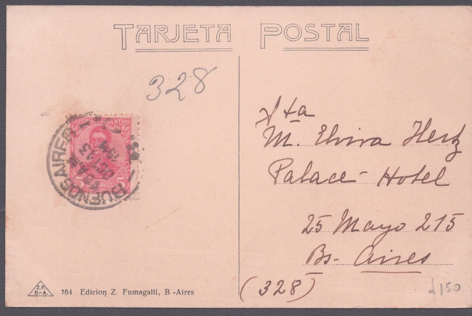 Ignacy Jan Paderewski — IGNACY JAN PADEREWSKI - PICTURE POST CARD SIGNED 10/1911, image 2