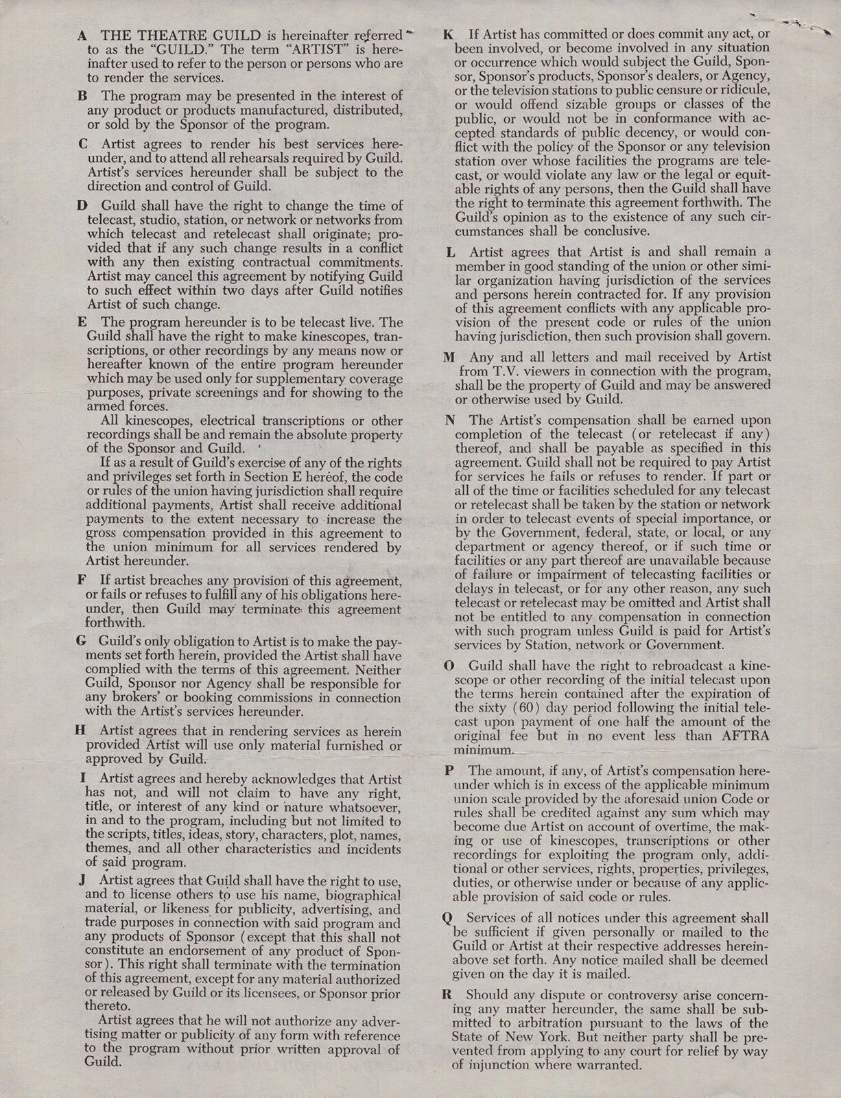 Warren Oates — WARREN OATES - DOCUMENT SIGNED 05/03/1956, image 3