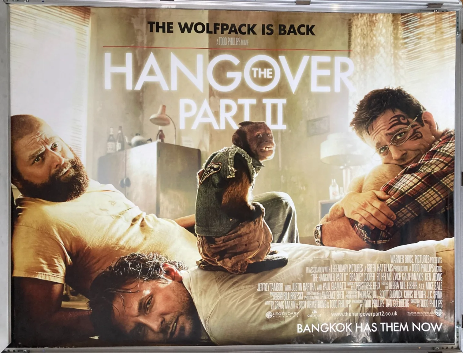 Cinema Poster: HANGOVER PART II, THE 2011 (Quad) Bradley Cooper Ed Helms, image 2