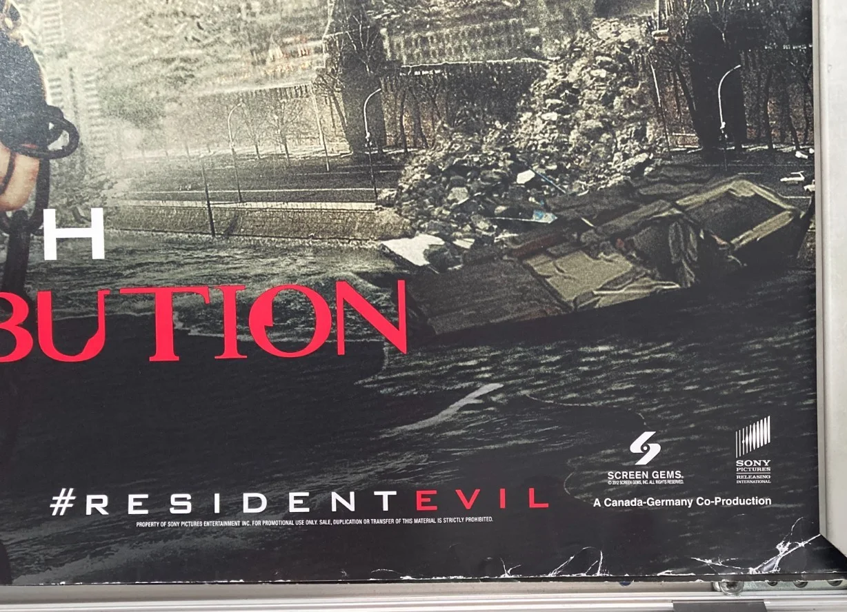 Cinema Poster: RESIDENT EVIL RETRIBUTION 2012 (Quad) Milla Jovovich Oded Fehr, image 3