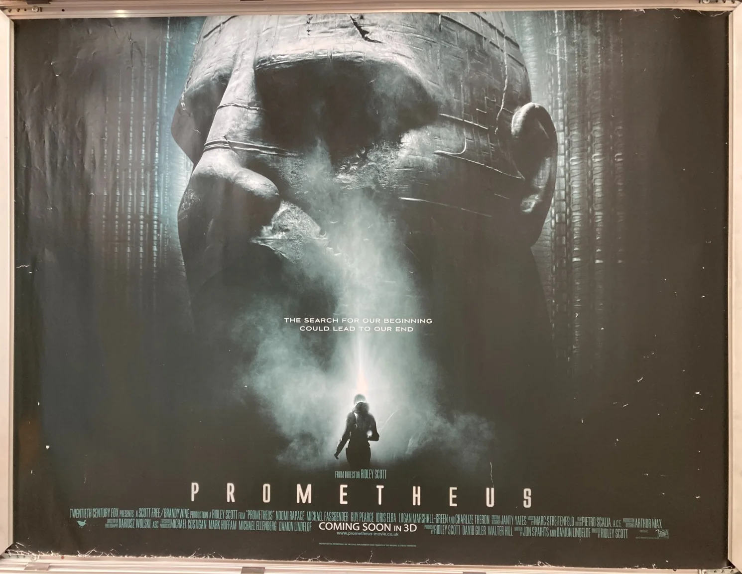 Cinema Poster: PROMETHEUS 2012 (Main Quad) Michael Fassbender Noomi Rapace, image 2