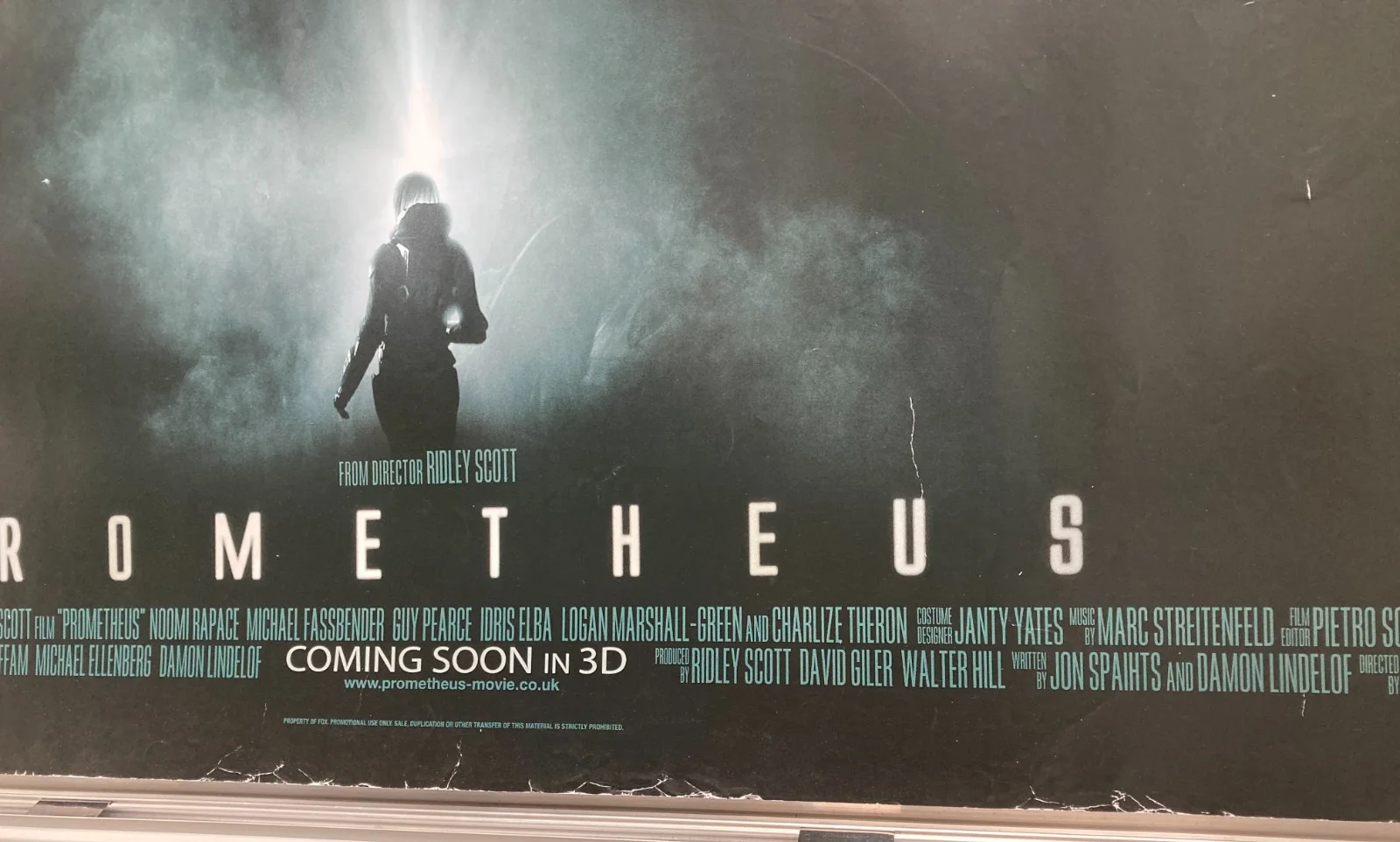 Cinema Poster: PROMETHEUS 2012 (Main Quad) Michael Fassbender Noomi Rapace, image 3