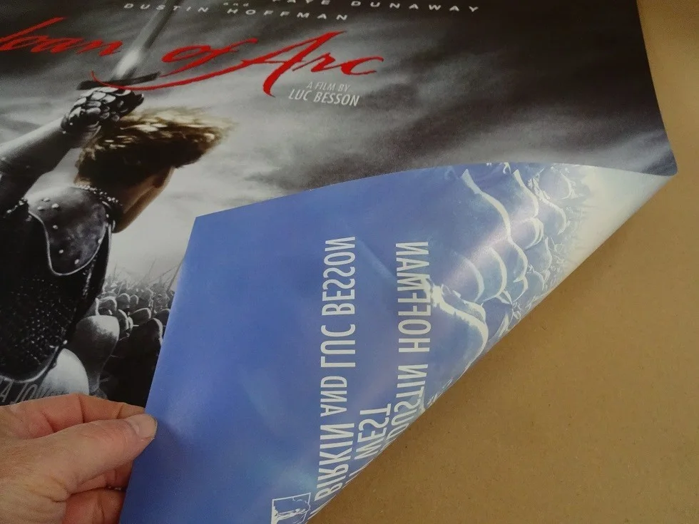 Joan of Arc Original 1999 Double Side Quad Movie Poster 40" x 30" Very Rare, изображение 2