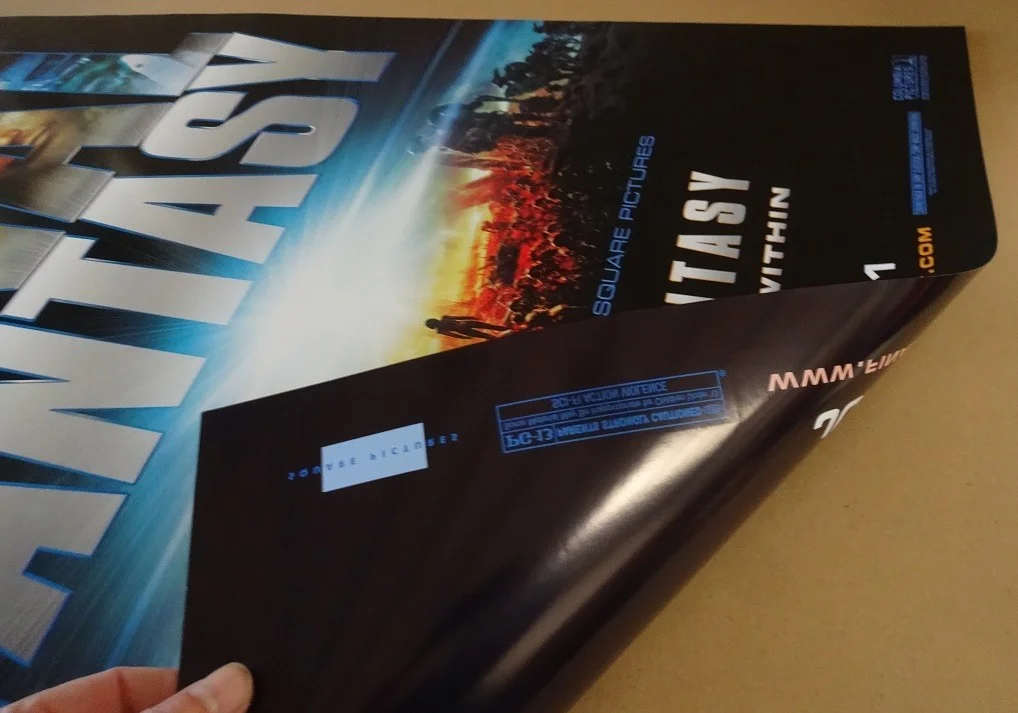 Final Fantasy: The Spirits Within 2001 Double Sided Movie Poster Mint 40" x 27", изображение 2