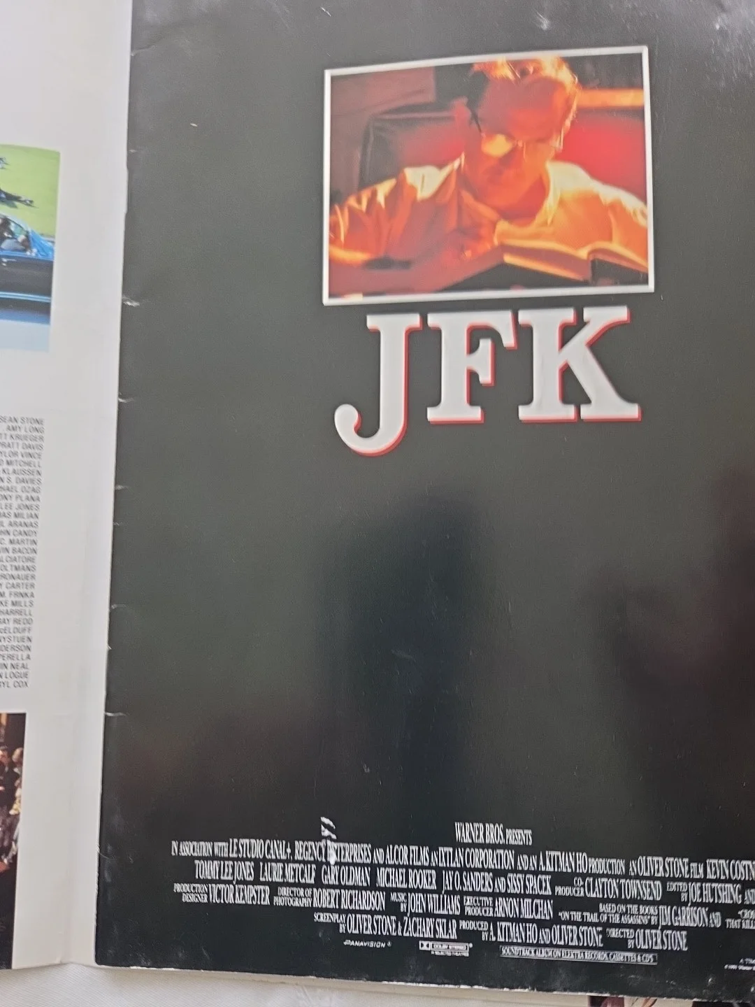 JFK Japanese Film Brochure With 2 Pages In ENG and Film Synopsis In English, изображение 3