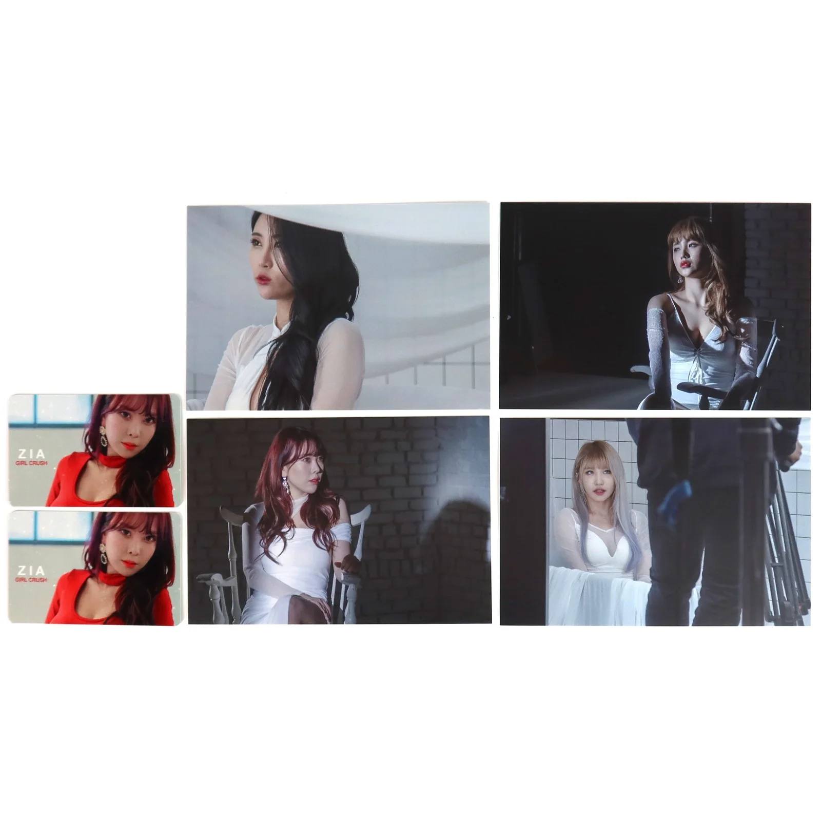 Girl Crush - Memories Double Signed Autographed CD Single Album Promo K-Pop 2019, изображение 4