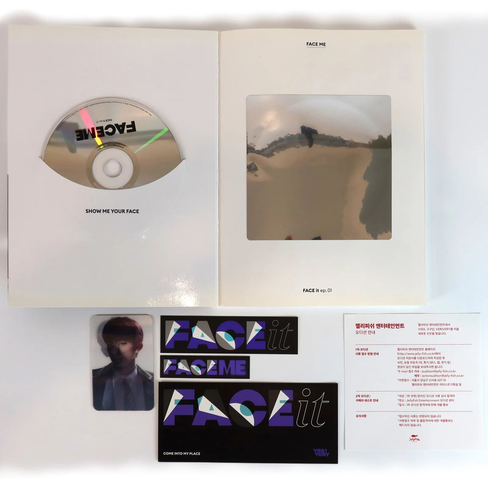 Verivery - Face It: Face Me 3rd Mini Album Signed CD Promo K-Pop 2020, image 2